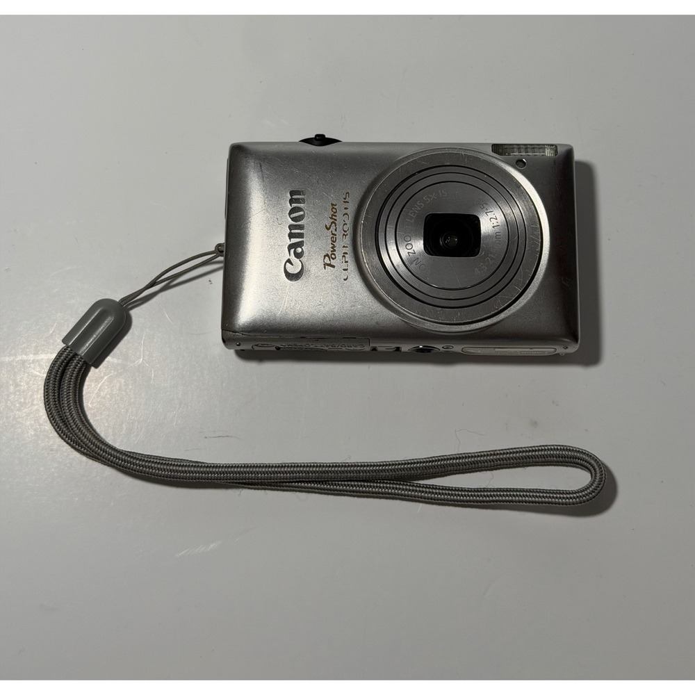 Canon PowerShot ELPH 300 HS SILVER–Fully Functional (SEE DESCRIPTION FOR DETAIL)